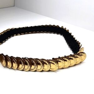 Gold Coin Vintage Embellished Belt
